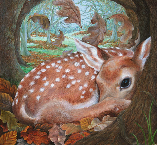wildlife art, Neo Romantic Watercolours, Collette Hoefkens